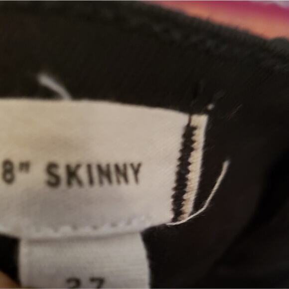 MADEWELL BLACK COTTON SKINNY JEANS SIZE 27 - Picture 5 of 7